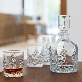 Nachtmann whisky set Sculpture 1+2