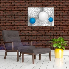 Sklenený obraz s 3D motívom (70x50 cm)