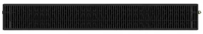 Mexen CV33, panelový radiátor 300 x 1400 mm, spodné pripojenie, 1868 W, čierna, W633-030-140-70