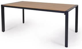 Jedálenský stôl FELINI - hliníkový drevodekor