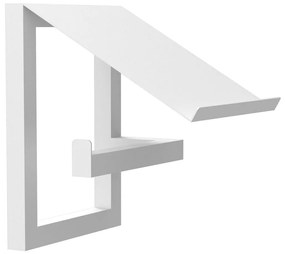 Nástenný držiak toaletného papiera 17x15 cm biela