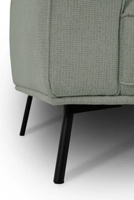 Zelená ženilková rohová pohovka (pravý roh/do L) Amsterdam – Scandic