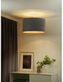 Duolla - Prisadený luster ROLLER ECO RECYCLING 1xE27/15W/230V pr. 45 cm šedá