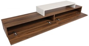 Obývacia stena Nirvana teak/biela