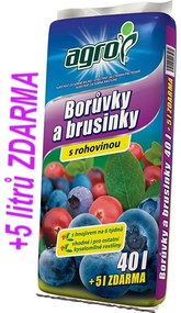 AGRO Substrát pre čučoriedky a brusnice 40 l + 5 l zdarma