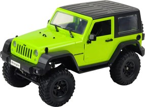 Double E Diaľkovo ovládané terénne auto RC Jeep Wrangler Rock Crawler zelený 1:14