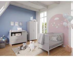 Krémová detská komoda 115x92x54 cm Alkmaar – Germania