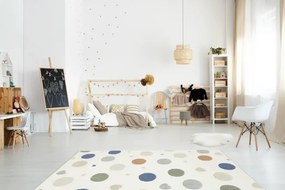 Koberec Esme Kids C5648A biely / krémový