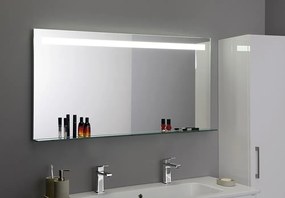 Sapho Sapho, BRETO LED podsvietené zrkadlo, sklenená polica, 1200x608mm, BT120
