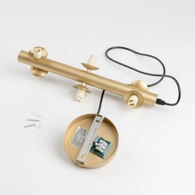 Brilagi - LED Luster na lanku MILLA 6xG9/3W/230V zlatá/biela