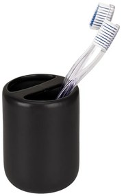 Matne čierny keramický téglik na zubné kefky Olinda – Allstar