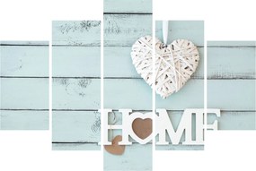 Obraz - I love home (150x105 cm)