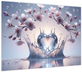 Obraz - Diamantové srdce (70x50 cm)