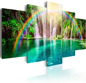 Artgeist Obraz - Rainbow time Veľkosť: 100x50, Verzia: Na talianskom plátne