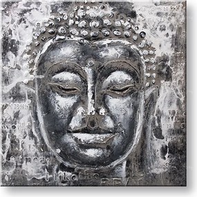 Maľovaný obraz na stenu BUDHA  60x60 cm