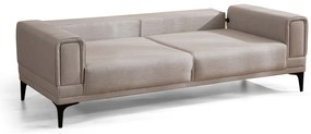 Třímístná rozkládací pohovka Horizon 230 cm ecru