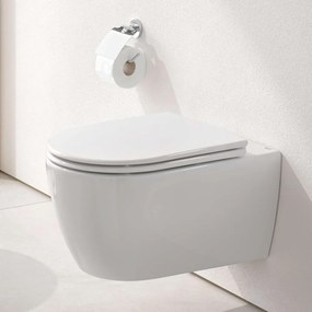 GROHE Essence WC sedátko s automatickým pozvoľným sklápaním - Softclose, odnímateľné, z Duroplastu, alpská biela, 39577000