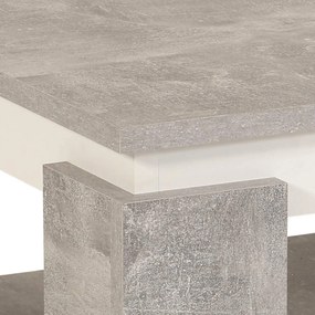 Sconto Konferenčný stolík TIM II betón/biela