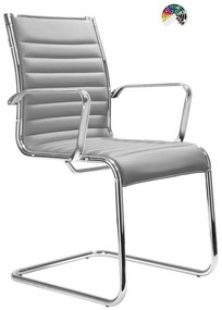 MAYER Konferenčné kreslo STUDIO5 25S3 F5 AC čalúnenie PURE LEATHER pravá koža