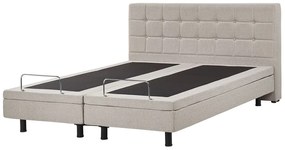 Manželská posteľ 180 cm DUCHE (béžová). Vlastná spoľahlivá doprava až k Vám domov. 1007247