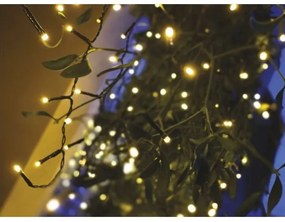 LED Vianočná vonkajšia reťaz 200xLED/8 módov 8,6m IP44 teplá biela