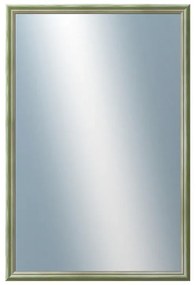 DANTIK - Zrkadlo v rámu, rozmer s rámom 40x60 cm z lišty Y-ka zelená linka (3126)