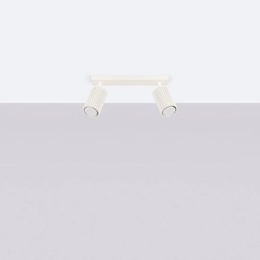 Krémovobiele bodové svietidlo 6,5x30 cm Gleam – Sollux