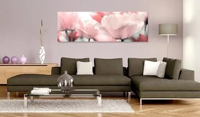Obraz - Pink Tulips Veľkosť: 135x45, Verzia: Na talianskom plátne