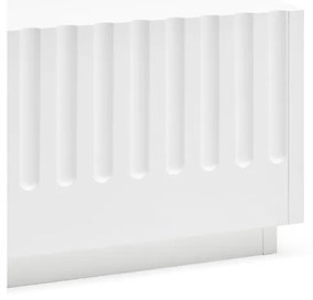 Biely konferenčný stolík s 2 zásuvkami Teulat Doric