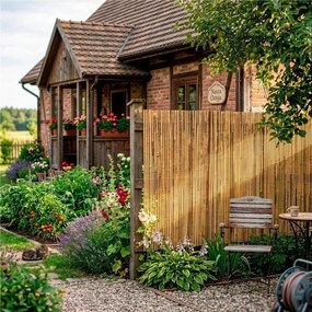 SPRINGOS Bambusová rohož na balkón a plot 1,8 x 5 m – maskovací kryt a zástena GA0229