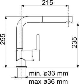 Kuchynská drezová batéria Sinks Mix 3 P, šedá titanium