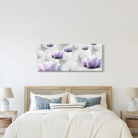 Obraz s kvetmi (120x50 cm)