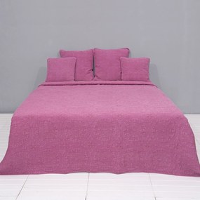 Ružový vintage prehoz na jednolôžkové postele Quilt 181 - 230*260 cm