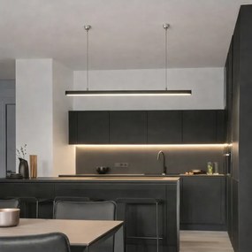 Brilagi- LED závesné svietidlo FULLDAY LED/30/40/50W/230V 2700/4000/6000K 150 cm čierne