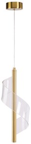 Toolight Toolight, LED stropné svietidlo 110cm, 3.6W, APP1550-CP, zlatá, OSW-05477