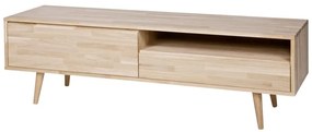 Televízny stolík z dubového dreva WOOOD Tygos