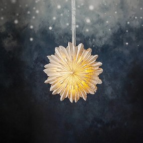 Biela svetelná dekorácia s vianočným motívom Cloud – Star Trading