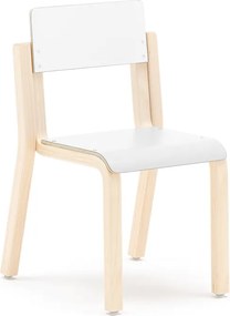 Detská stolička DANTE, výška 310 mm, breza/biela