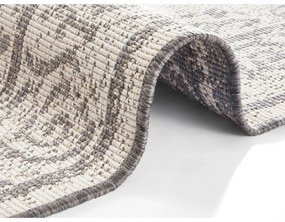 Sivo-krémový vonkajší koberec NORTHRUGS Cebu, 160 x 230 cm