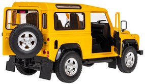 Autíčko R/C Land Rover Defender 1:14 RASTAR - žlté