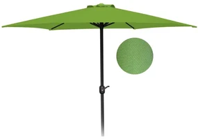 Slnečník 270 cm svetlozelený MANGO s kľukou