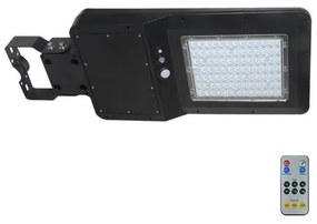 V-Tac LED Solárna pouličná lampa so senzorom LED/40W/9,6V IP65 6000K + DO VT1294