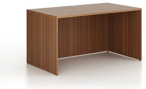 Kancelársky písací stôl FRAME, 140x80 cm, orech