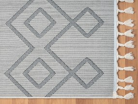 My Flair, Kusový koberec Moroccan Dream weiß, 160x230, čiernobiela, obývacia izba