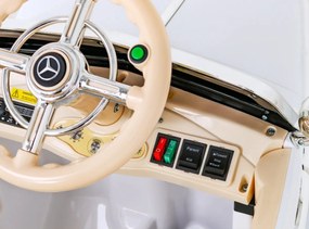 Elektrické autíčko Mercedes Benz Retro Type 540A - biely