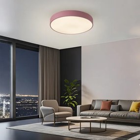 Brilagi - LED stmievateľné stropné svietidlo POOL LED/60W/230V 3000-6000K 50 cm ružové+DO