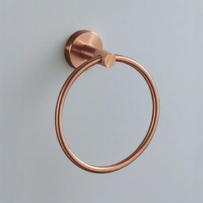 Kúpeľňový vešiak REA MODERN Ring 6610 kartáčovaná meď