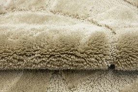 Kúpeľňový koberček svetlobéžový kruh