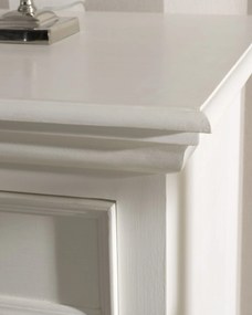 Komoda Dorothee 6 zásuviek, white&amp;natural