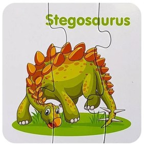 LEAN TOYS Edukačné puzzle dinosaury